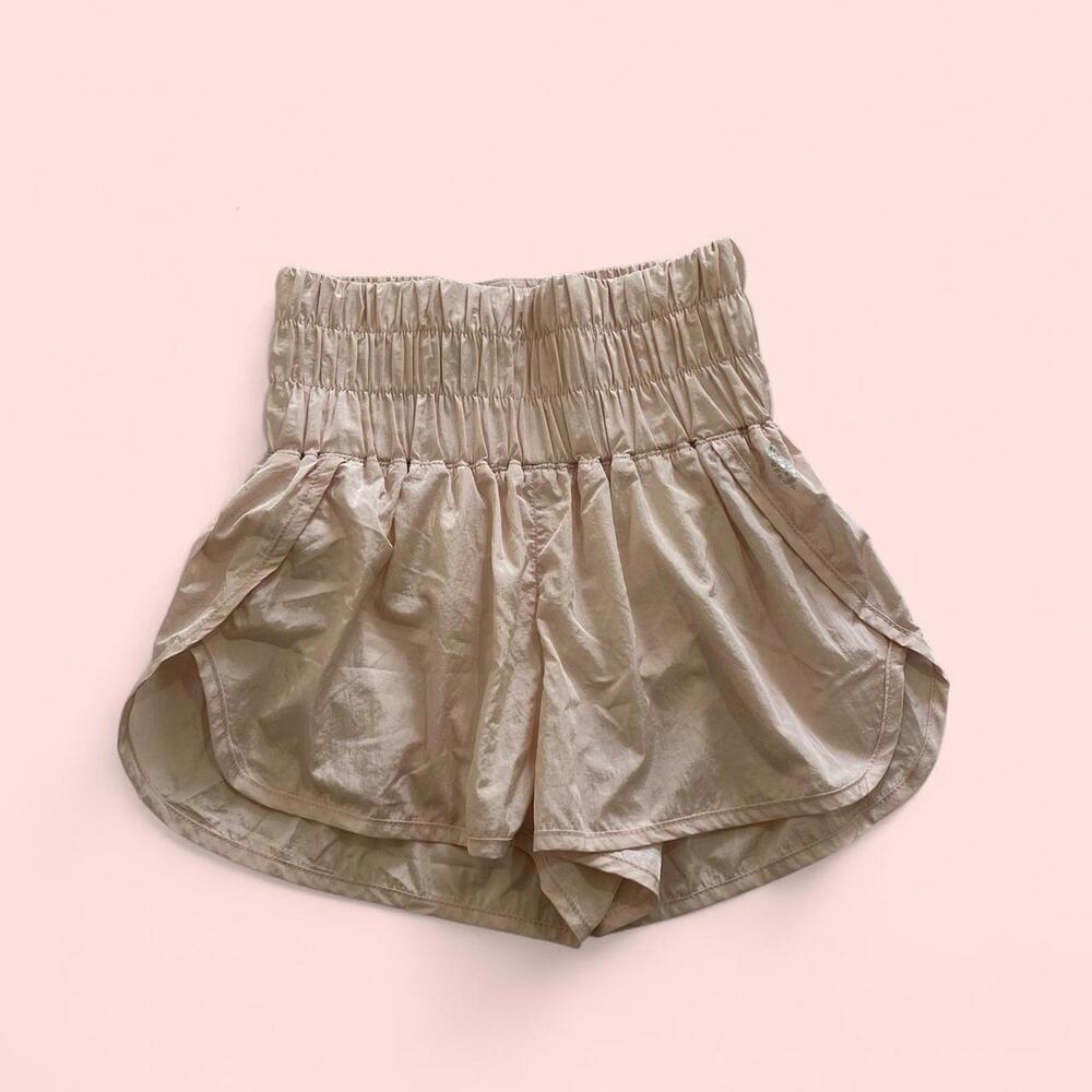 Soft pink free people athletic shorts